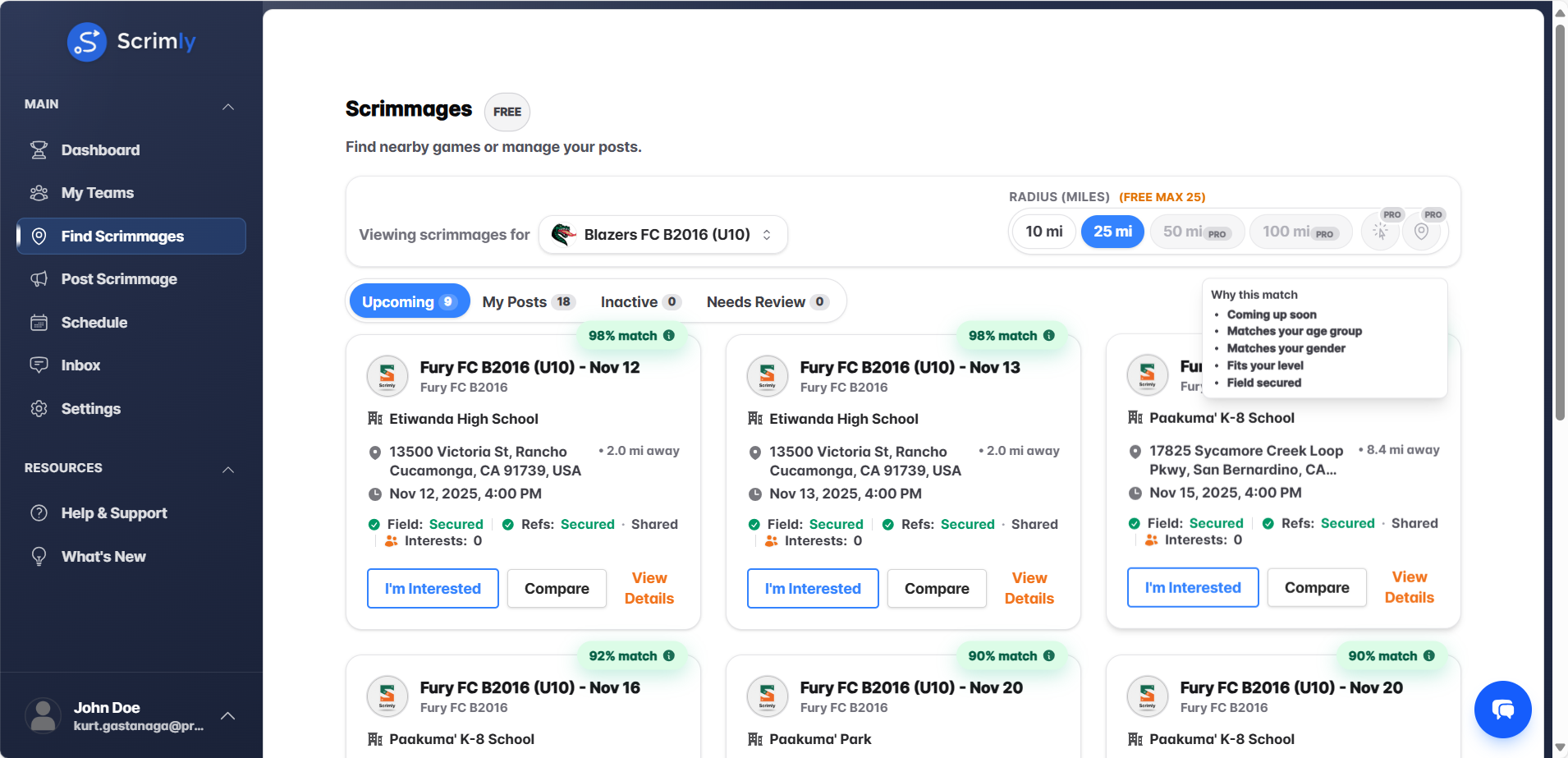 Smart Matches screenshot